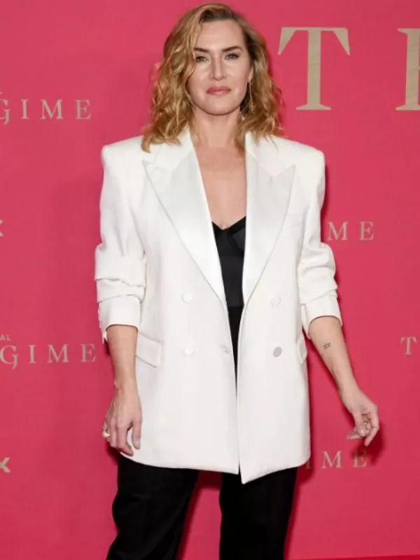 The Regime Kate Winslet White Blazer - Image 3
