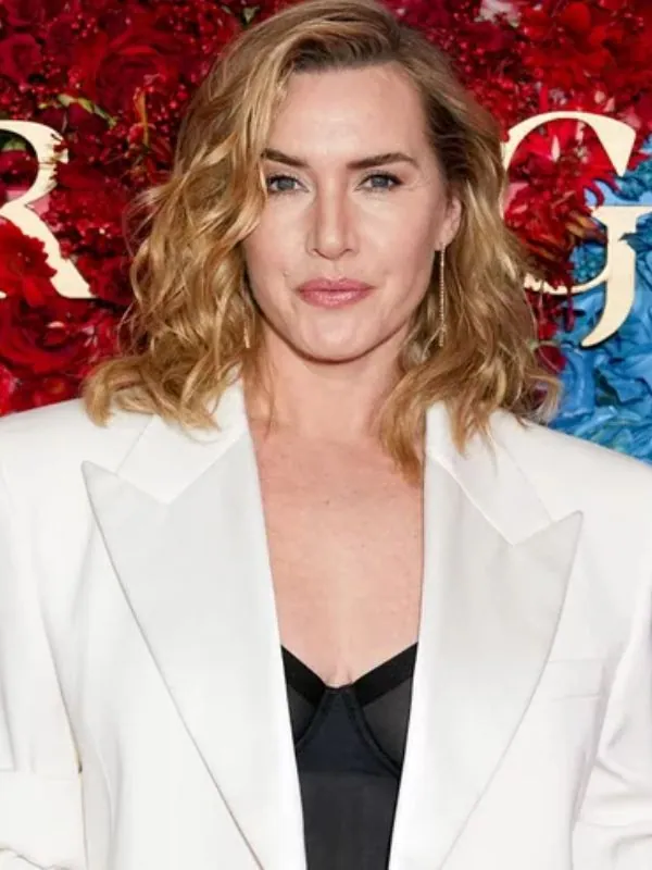 The Regime Kate Winslet White Blazer