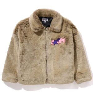 BAPE X DON TOLIVER FAUX FUR JACKET
