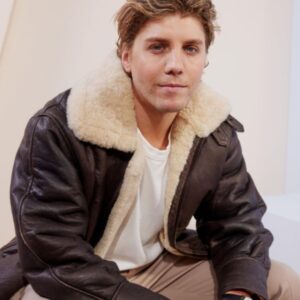 Lukas Gage Road House 2024 Shearling Jacket