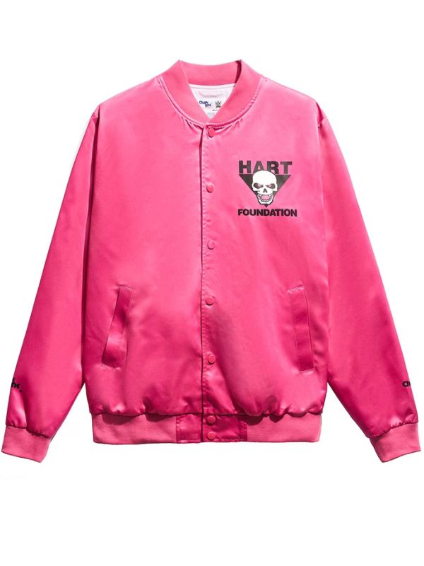The Hart Foundation Pink Satin Jacket