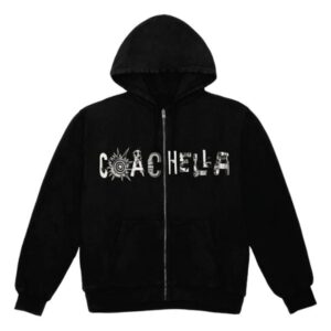 Coachella Flyer Zip Hoodie