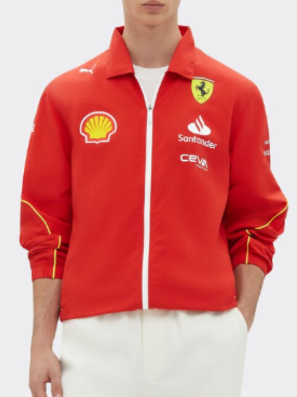 Scuderia Ferrari Red Soft Shell Jacket