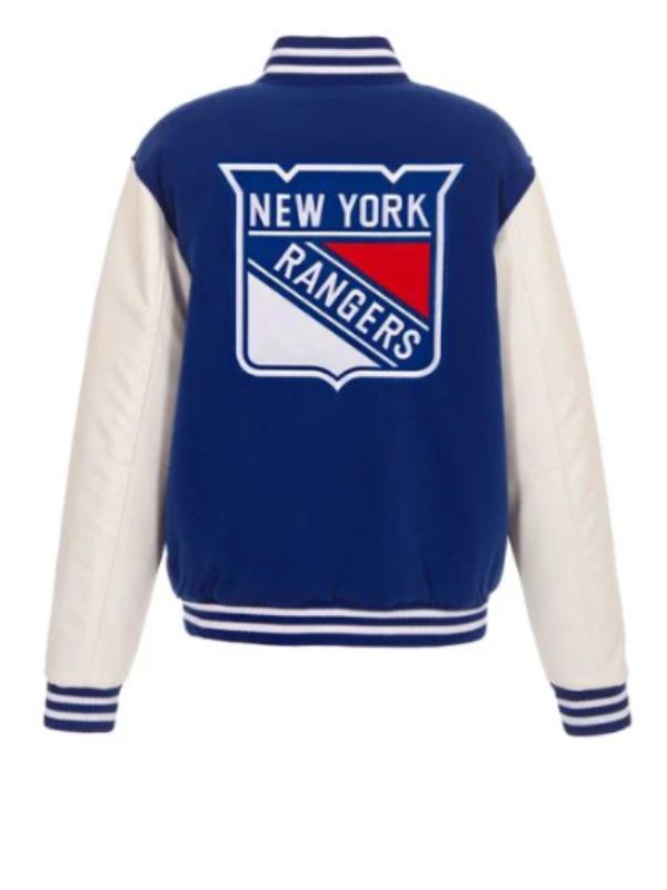New York Rangers Stadium Series 2024 Bomber Jacket - Image 4
