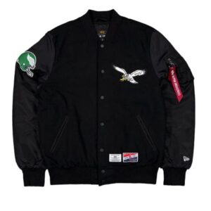 PHILADELPHIA EAGLES X NEW ERA BOMBER JACKET