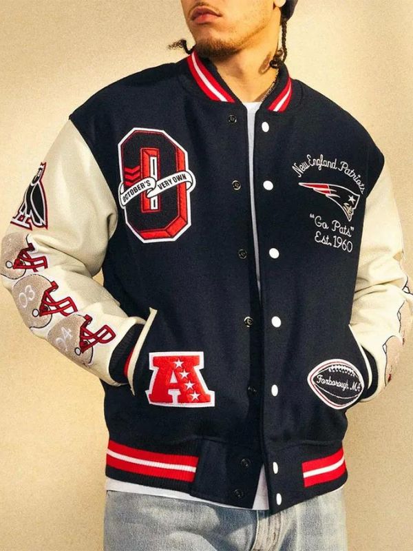 OVO x NFL New England Patriots Varsity Jackets