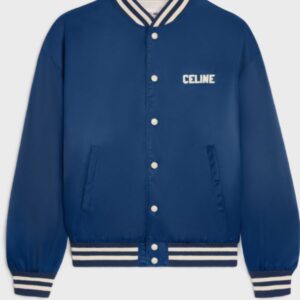 CELINE Loose Teddy Varsity Jacket