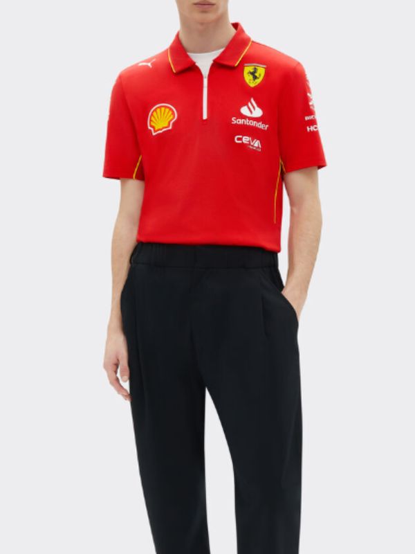 Scuderia Ferrari Racing Team Red Shirt - Image 3