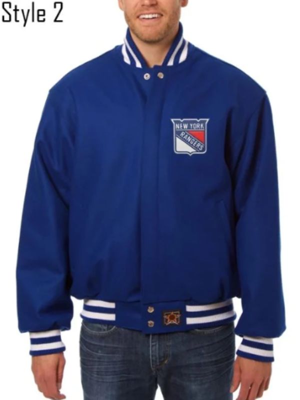 New York Rangers Stadium Series 2024 Bomber Jacket - Image 3