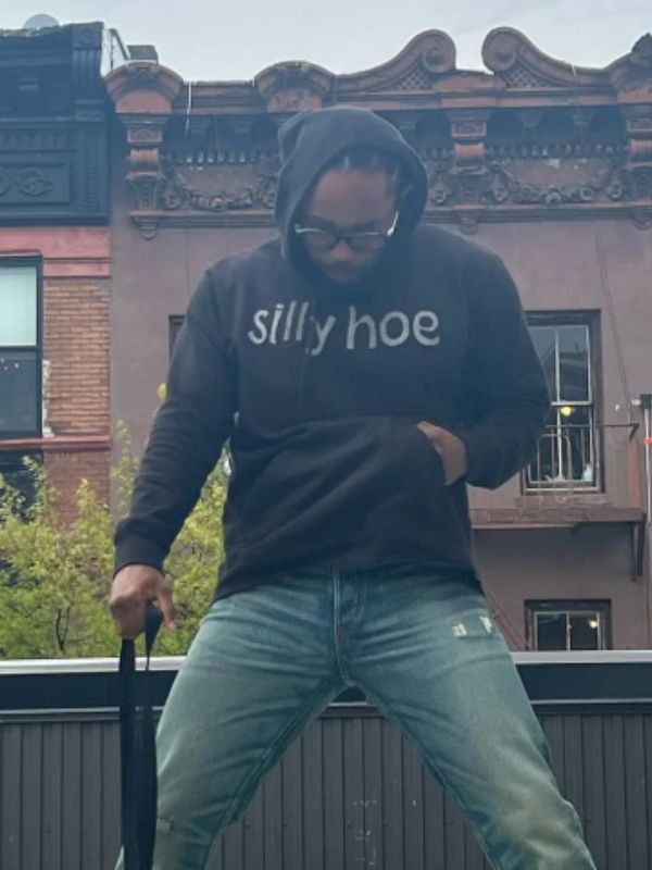 Kendrick Lamar Silly Hoe Black Hoodie - Image 2