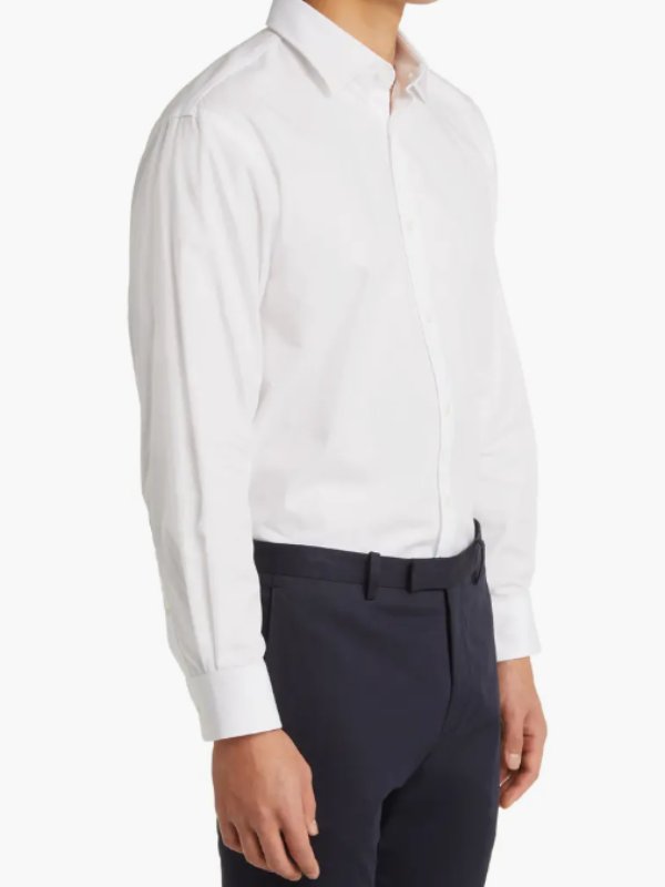 Dress Shirt Plain White - Image 3