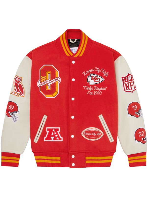 OVO NFL Red Kansas City Chiefs Jacket