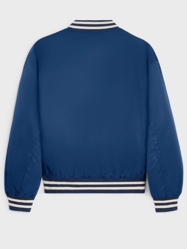 CELINE Loose Teddy Varsity Jacket - Image 2