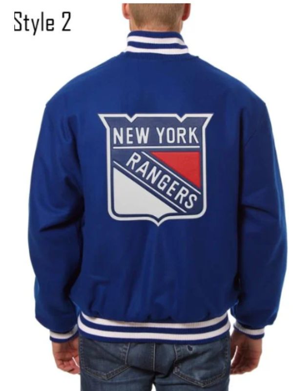New York Rangers Stadium Series 2024 Bomber Jacket - Image 2