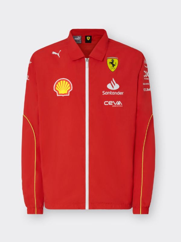 Scuderia Ferrari Red Soft Shell Jacket - Image 3