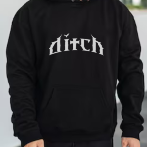 Ditch Black Pullover Hoodie