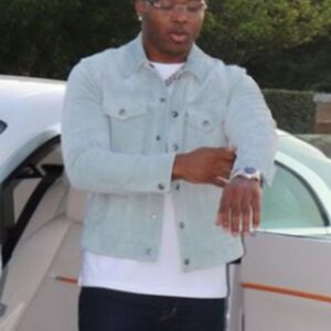 Amari Cooper Blue Denim Jacket