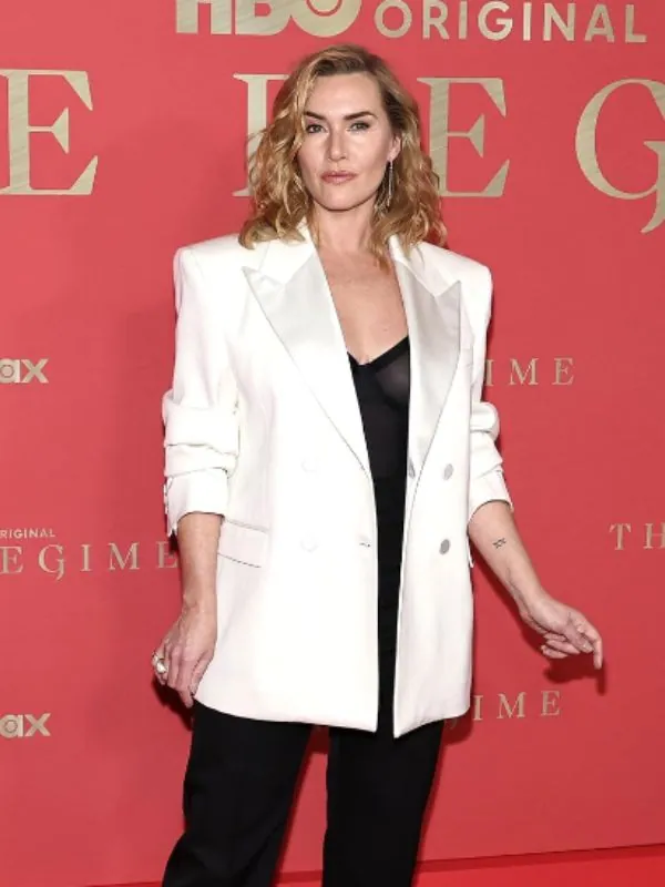 The Regime Kate Winslet White Blazer - Image 2