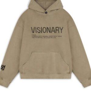 Visionary Crystal Hoodie Sand