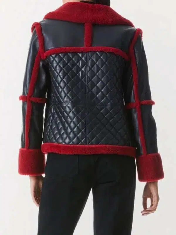 Women’s Aviator B3 Shearling Leather Jacket - Image 2