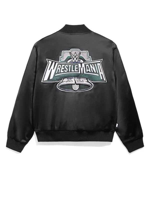 WrestleMania 40 Satin Varsity Jacket - Image 2