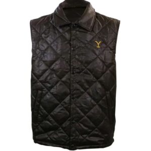 John Dutton Brown Quilted Vest