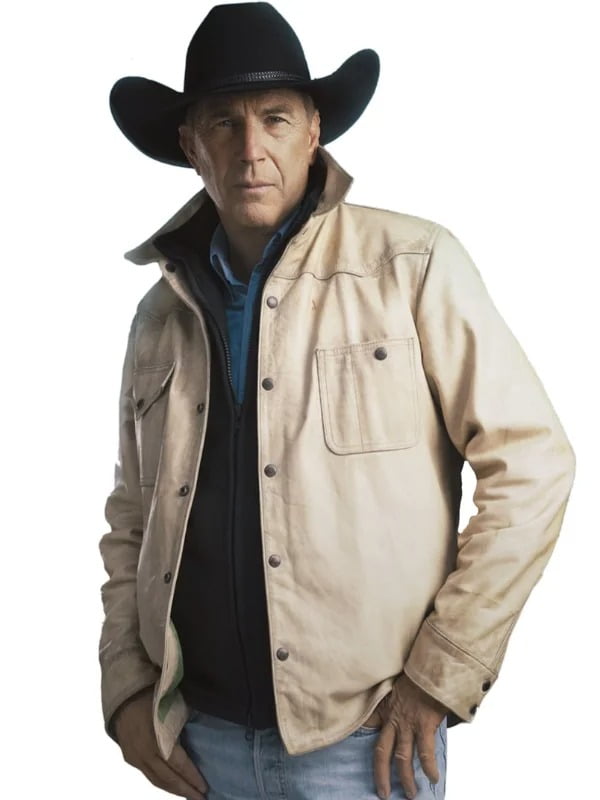 Yellowstone John Dutton White Jacket